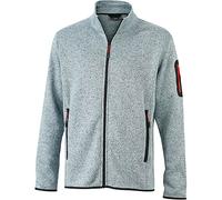 Giacca in pile lavorato a maglia James & Nicholson JN762