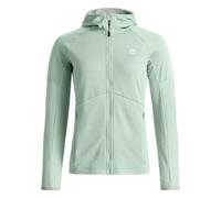 Giacca in pile Ortovox FLEECE LIGHT GRID HOODY W (green acid) Donna L