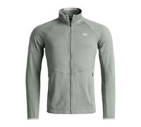 Ortovox - Pile in lana merino leggera con collo alto - Fleece Light Grid Jacket M Green Sage per Uomo - Taglia M - Verde