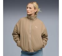 Giacca in pile reversibile Beige L Tinta unita