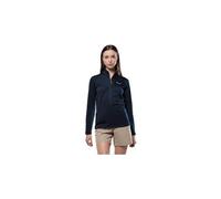 Salewa Felpa in pile Puez Cammino Polarlite mezza zip Donna Blu D38/I44