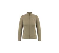 Salewa Puez Rocca Polarlite Full Zip Fleece Beige L Donna