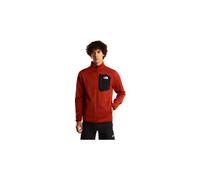 Giacca in pile the north face crest rossa uomo