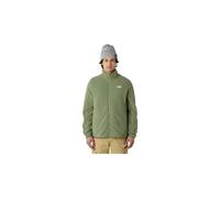 The North Face - Pile con zip da uomo - M Glacier Fleece Jacket Bark Mist per Uomo - Taglia 142-151 - Verde