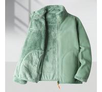 Giacca in pile versatile, casual e alla moda per uso esterno, adatta per l'inverno e gli sport invernali come lo sci L,M,S,XL,XS,XXSColore unicoTessuto