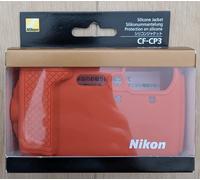 Giacca in silicone arancione UFFICIALE Nikon CF-CP3 [accessori COOLPIX W300]
