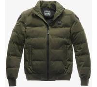 Blauer College Giacca tessile moto, verde, taglia XL