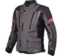 Germot InsideOut Giacca tessile moto, nero-grigio-rosso, taglia XL