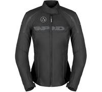 Spida Dragon H2OUT Giacca tessile impermeabile per motociclette, nero, taglia S per donne