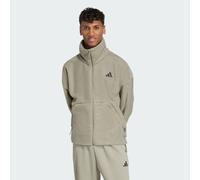 Giacca in tessuto felpato a pelo lungo con zip integrale City Tech Silver Pebble M