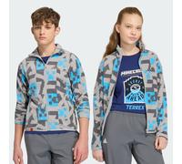 Giacca in tessuto felpato con zip integrale adidas Minecraft Terrex CLIMAWARM Mgh Solid Grey / Grey Five / Semi Blue Burst 11-12A