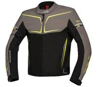 Giacca in Tessuto IXS TS-PRO-ST Plus Nero Grigio Giallo Fluo S