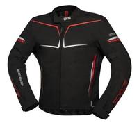 IXS TS-Pro ST-Plus, giacca tessile impermeabile S male Nero/Rosso/Bianco