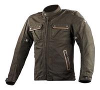 LS2 Bullet impermeabile Giacca tessile moto, marrone, Taglia M