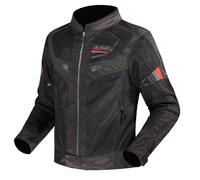 Giacca in Tessuto Ls2 Garda Air Nero Rosso L