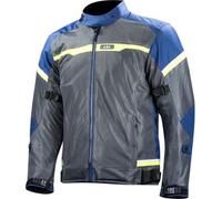 Giacca In Tessuto LS2 Riva Blu Grigio Scuro H-V Giallo M