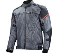 Giacca In Tessuto LS2 Riva Nero Grigio Scuro Rosso 5XL