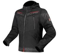LS2 Zirconium impermeabile Giacca tessile moto, nero-rosso, taglia S per maschi