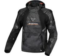 Giacca moto Macna Bradical Nero Grigio Camouflage Arancio M