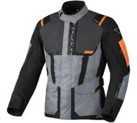 Macna Rancher 2.0, giacca tessile impermeabile XXL male Grigio/Nero/Arancione