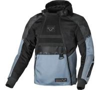 Macna Rebelite Giacca tessile da moto, nero-grigio, taglia XL per maschi