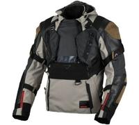 Macna Tryton NightEye impermeabile Giacca in pelle/tessuto da moto, nero-verde, taglia 2XL per maschi