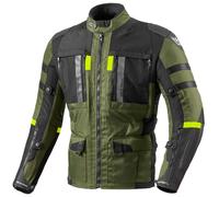 Berik Absolute Zero RX Giacca tessile da motocicletta impermeabile 3in1, nero/marrone, Taglia 52