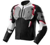 Giacca da moto Rebelhorn Borg II nero-grigio-rosso 8XL