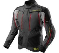 Giacca In Tessuto Rebelhorn Hardy 3.0 Antracite Grigio Giallo Rosso L