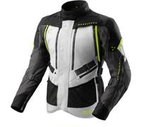 Giacca da moto Rebelhorn Hardy 3.0 nera-grigia-giallo fluo L