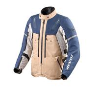 Revit Sand 5 H2O, giacca tessile impermeabile XL male Beige/Blu