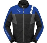 Spidi Corsa H2Out impermeabile Moto Tessile Giacca, nero-blu, taglia 4XL