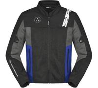 Spidi Corsa Net Windout Giacca tessile moto, nero-blu, taglia XL per maschi