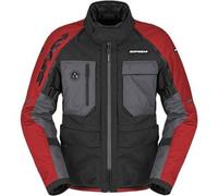 Spidi Giacca Crossmaster 2 in tessuto H2Out Nero/Rosso/Grigio XL Uomo
