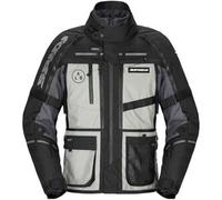 Spidi Hard Track 3, giacca in tessuto H2Out L male Grigio Chiaro/Nero/Grigio