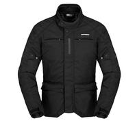 Spidi Traveler 3 Dark Edition impermeabile Giacca tessile moto, nero, taglia XL per maschi