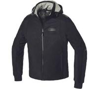 Spidi Armor H2Out Felpa con cappuccio moto, nero, taglia L per maschi