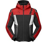 Giacca in Tessuto Spidi Hoodie Warrior Nero Rosso Bianco XXL