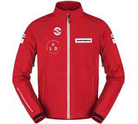 Spidi Pit Lane Giacca tessile da moto, rosso, Taglia L