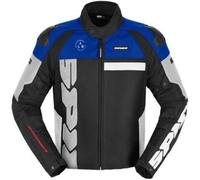Spidi Progressive Net WindOut Giacca tessile moto, nero-bianco-rosso-blu, taglia XL