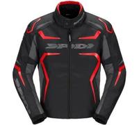 Giacca in Tessuto Spidi Race-Evo H2Out Nero Rosso 5XL
