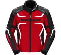 Giacca in Tessuto Spidi Race-Evo H2Out Nero Rosso Bianco L