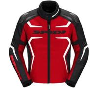 Spidi Race-Evo H2Out Giacca tessile moto, nero-bianco-rosso, taglia 2XL