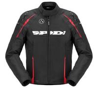 Spidi Race Warrior 2 H2OUT Giacca tessile da motocicletta impermeabile, rosso, Taglia S