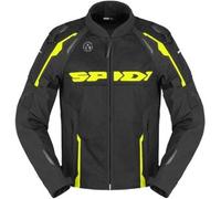 Spidi Race Warrior 2 Net, giacca in tessuto L male Nero/Giallo Fluo