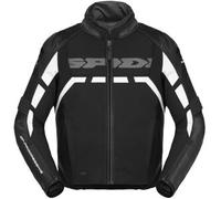 Spidi Rapid H2Out giacca di pelle da moto impermeabile, nero-bianco, taglia 3XL per maschi
