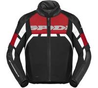 Spidi Rapid, giacca in tessuto/pelle H2Out 3XL male Nero/Bianco/Rosso