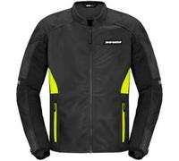 Spidi Super Net Giacca Moto, nero-giallo, taglia S