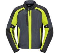 Spidi Tek Net Giacca Moto, nero-grigio-giallo, taglia 5XL per maschi