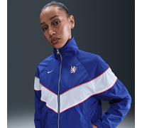 Giacca in tessuto UV con zip a tutta lunghezza Nike Football Chelsea FC Windrunner - Donna - Blu S (IT 40-42)